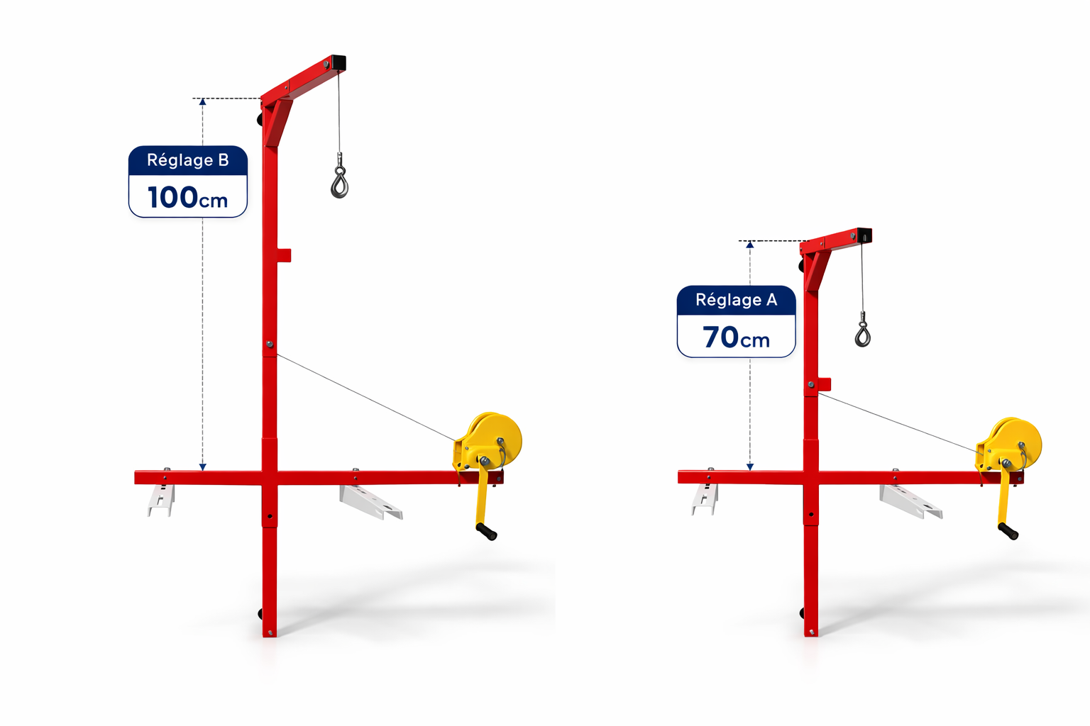 Palan / lève charge climatisation 100kg 10m