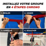 Palan / lève charge climatisation 150kg 20m